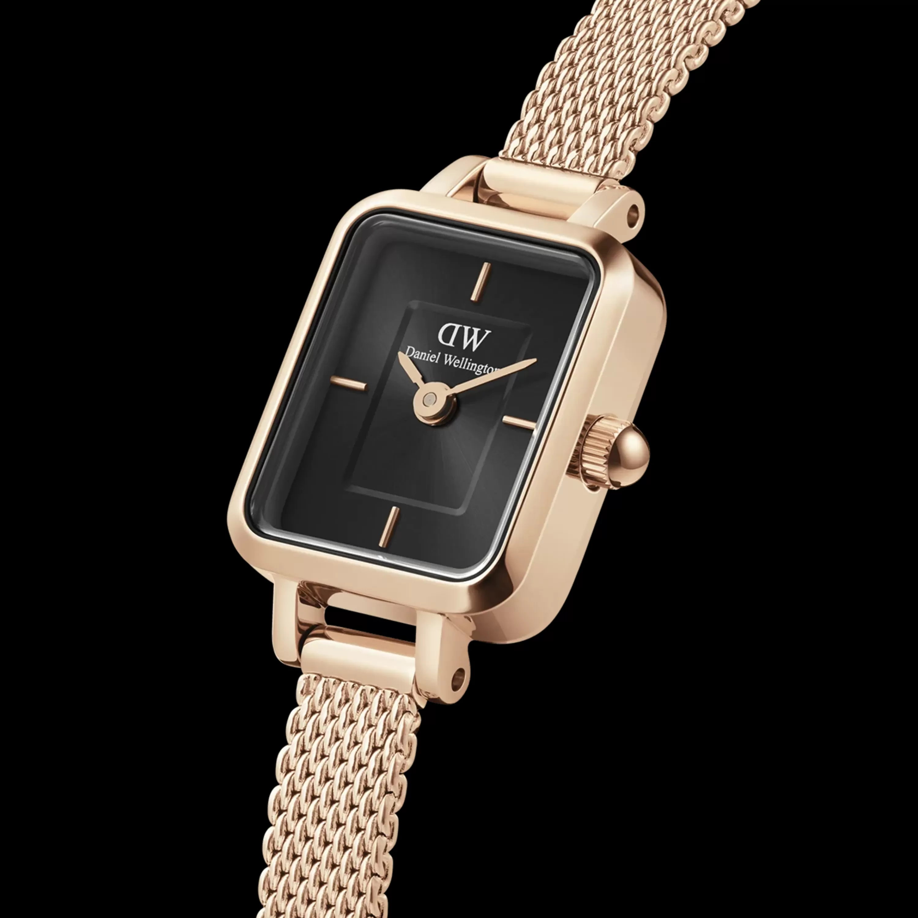 Daniel Wellington Quadro Mini Melrose Onyx<Donna Orologi Da Donna